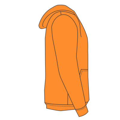 Hi Vis Fleecy Hoodie Thumbnail